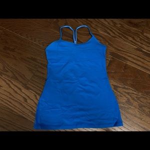 Lululemon blue tank top size 6